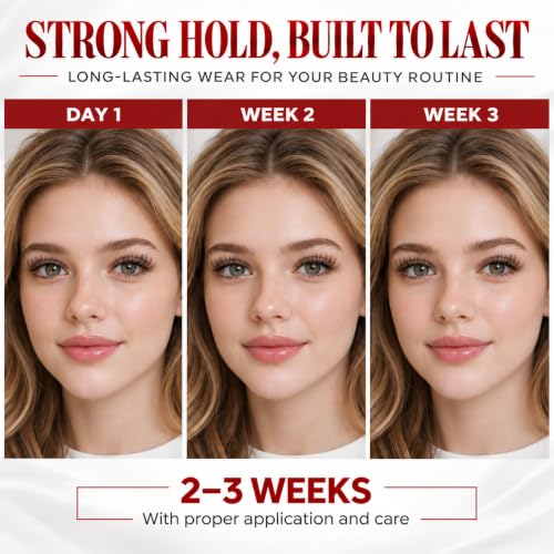 Waterproof Eyelash Cluster Glue - Strong Hold, Long-Lasting 2-3 Weeks, Professional & DIY