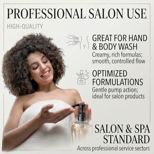 BAR5F Shampoo Pump 2 Pack for 1L Salon Bottles