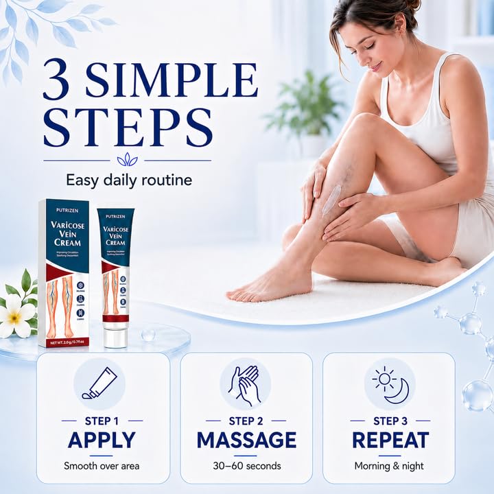 Varicose Veins Relief Cream with Arnica & Witch Hazel