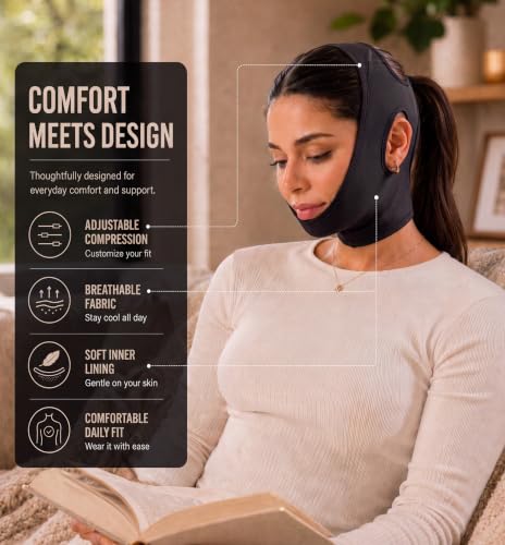 Shape Concept 301 Chin Strap High Compression Recovery Band