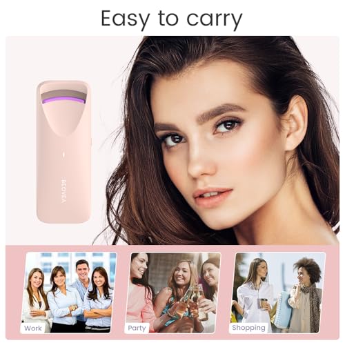 Heated Eyelash Curler - Electric Lash Lift with Type-C Rechargeable