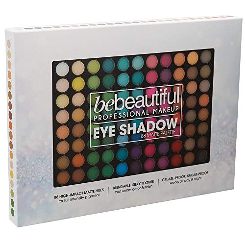 88-Color Matte Eyeshadow Palette with Mirror & Applicators