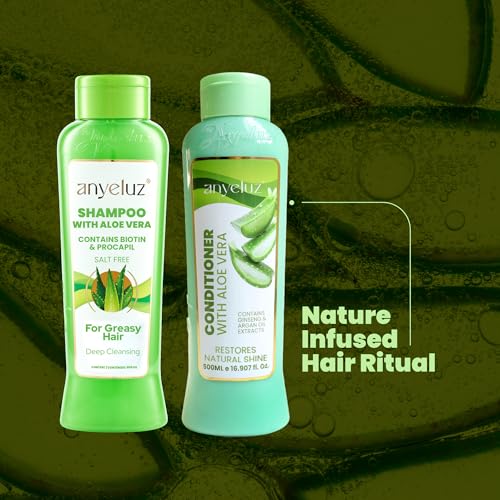 Aloe Vera Biotin Shampoo & Conditioner Set