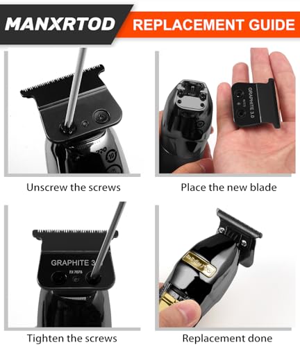 Manxrtod GRAPHITE 3.0 Replacement Blade for BaBylissPRO Trimmers