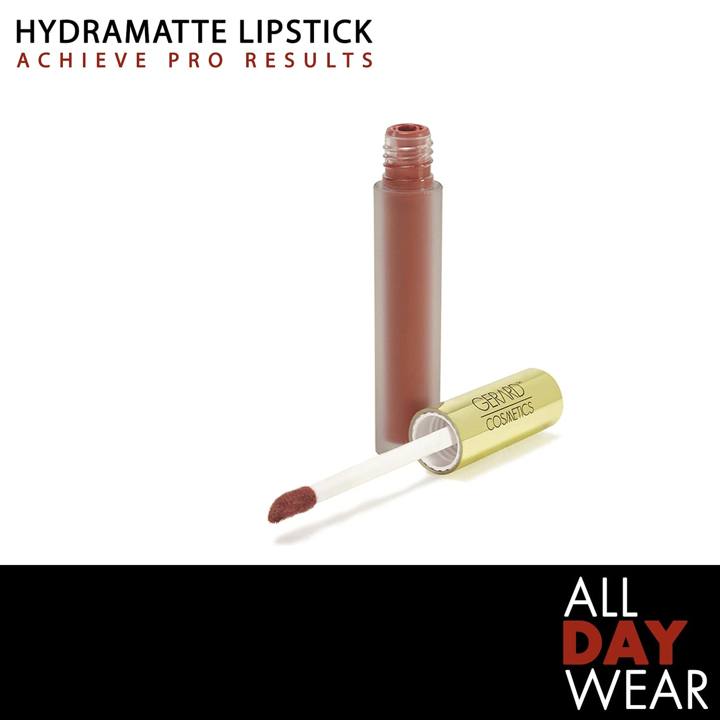 Gerard Cosmetics HydraMatte Liquid Lipstick Sedona | Warm Red Lipstick with Matte Finish | Long Lasting and Non-Drying | Super Pigmented Fully Opaque Lip Color