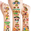 96 Pcs Scout Camping Temporary Tattoos for Kids