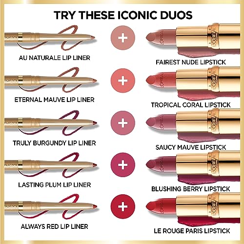 L'Oreal Paris Colour Riche Original Creamy,Hydrating Satin Lipstick with Argan Oil and Vitamin E,Bronzine,(Pack of 2)