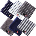 Japanese Imabari Towel Set ? 6 Pack 9.8"x9.8" Mini Face Towels, 100% Cotton, Made in Japan ? Soft, Absorbent, for Travel, Baby, Gym Assortment D (6 Pack)