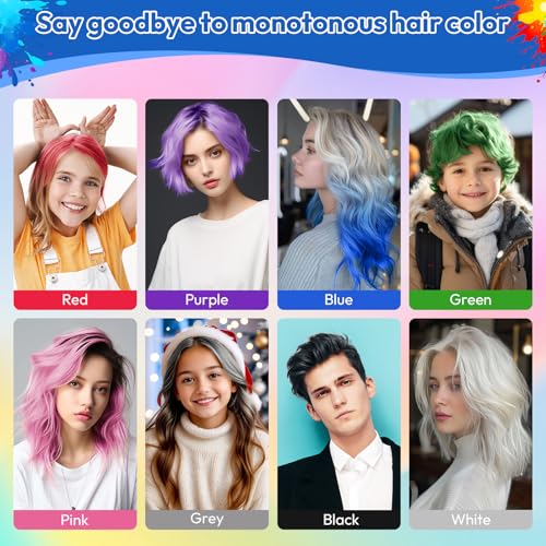 Blue Temporary Hair Color Spray - Washable & Safe for All Ages