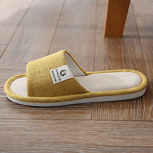 Womens Slipper Home Slippers,4 Pairs Spa Slippers Non Slip Disposable Slippers for Guest Washable Bedroom Slippers Hotel Slipper Travel Slippers