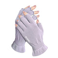 Fingerless Cotton Moisturizing Gloves for Dry Hands, Eczema & Sleeping