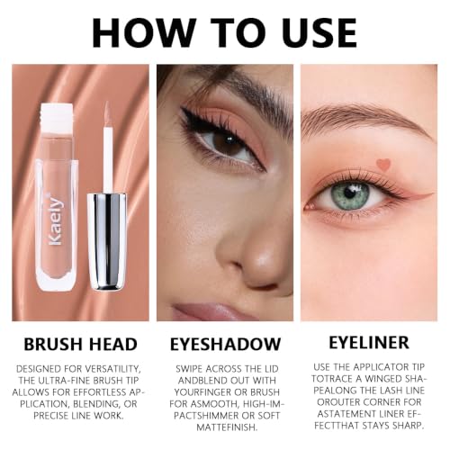 Liquid Eyeshadow Single Shade - Waterproof Matte & Shimmer