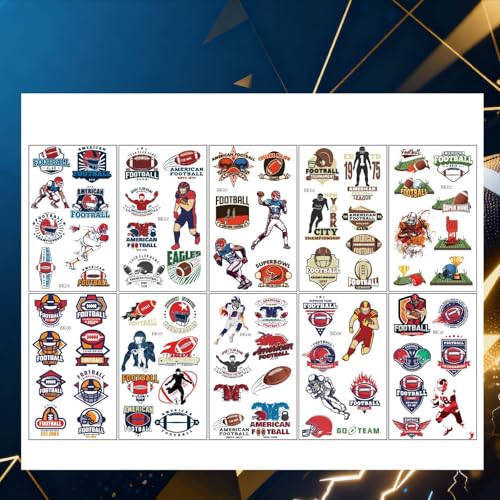 Carnival Temporary Tattoos - 10 Assorted Designs