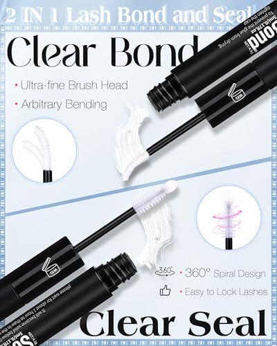ZANLUFLY Waterproof Lash Cluster Glue – 72H Hold, Latex-Free
