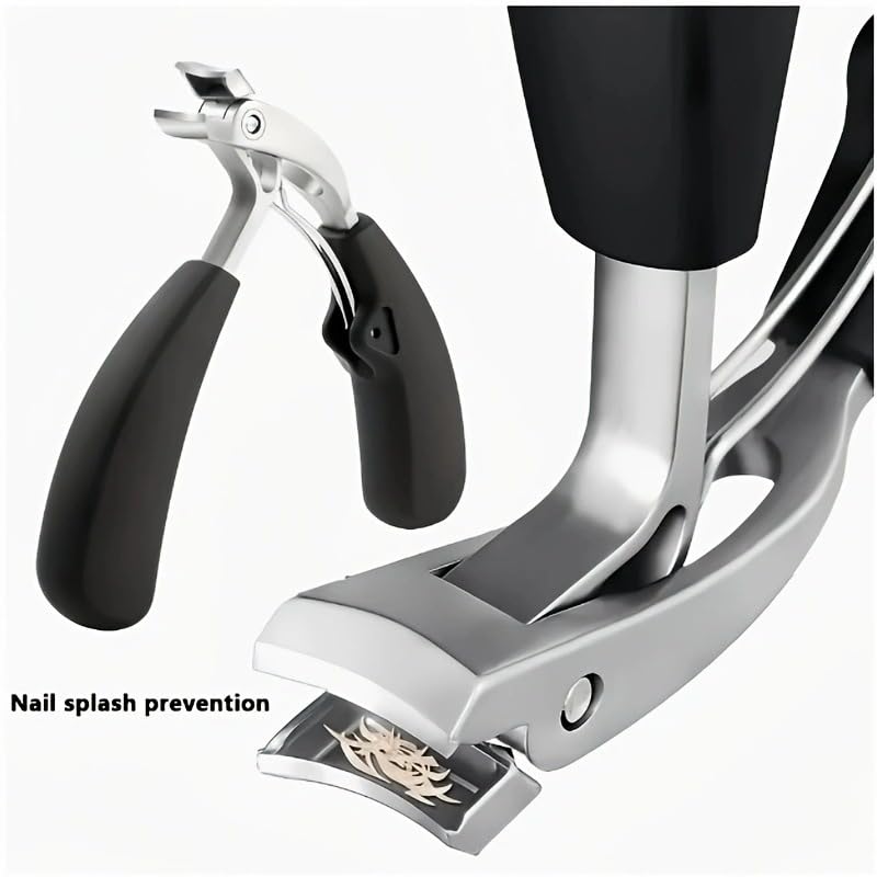 Heavy Duty Toe Nail Clippers with Long Ergonomic Handle