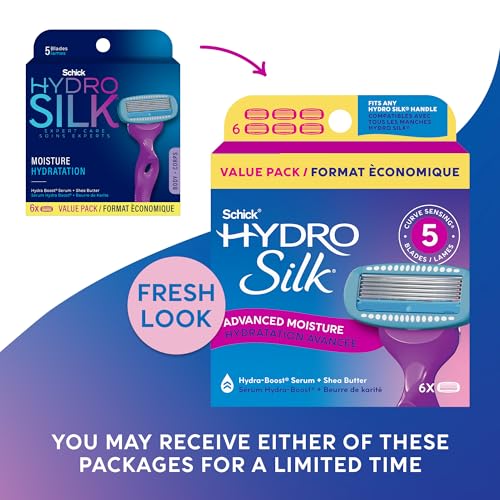 Moisturizing Razor Blade Refills for Women - 5-Blade, 6 Count