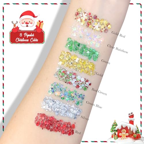 Glitter Stick Makeup - 8 Colors Holographic Sequins Face Body