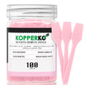Kopperko Cosmetic Spatulas 2.5" Small Plastic 100 Pack