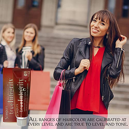 Scruples True Integrity Hair Color, 4rm Medium Red Mahogany Brown, 2.05 Ounce