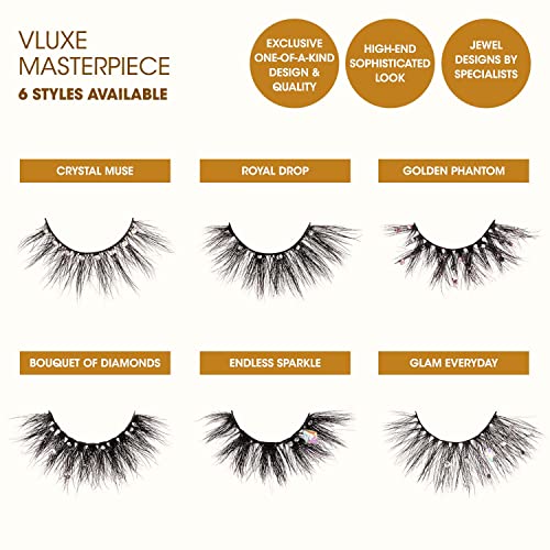 i•ENVY Bouquet of Diamonds Mink Lashes with Rhinestones