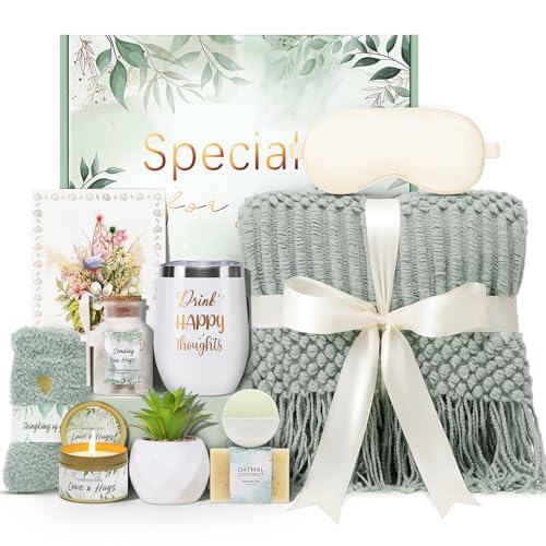 Self Care Gifts Spa Gifts for Women, Birthday Gifts Get Well Soon Gifts for Women Care Package, Sympathy Gift Baskets, Thinking of You Valentine's Day Gifts for Her Wife Girlfriend Mom Sister Friend