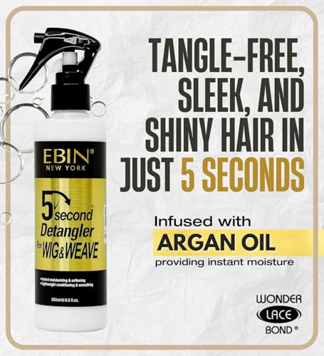 EBIN 5 Second Detangler Spray - Moroccan Argan Oil 8.5oz