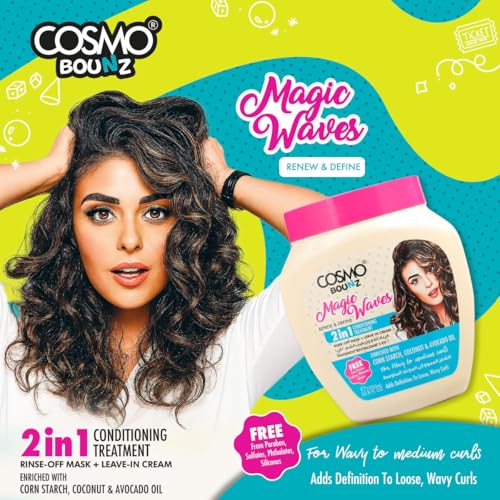 CD Cosmo Bounz Magic Waves 2-in-1 Hair Conditioner & Treatment 1000ml