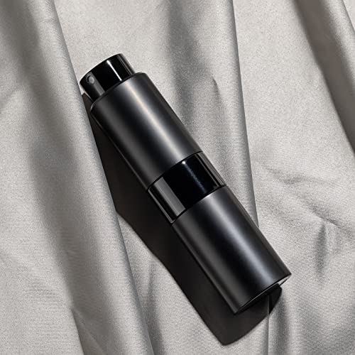 Owlyee 20ml Refillable Travel Perfume Bottle - Leakproof Cologne Spray Atomizer, Black