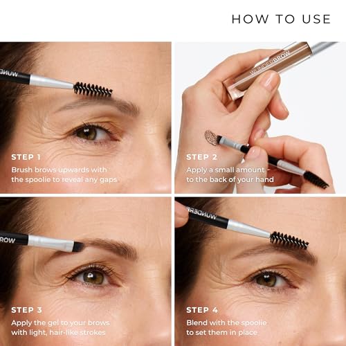 Wunderbrow Eyebrow Gel Waterproof Brunette Shade