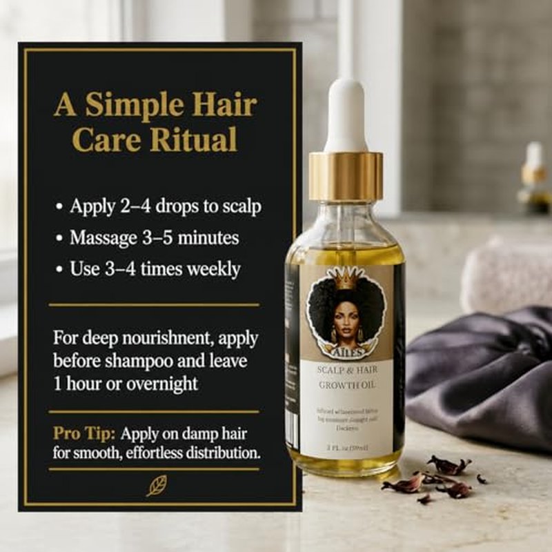 AILES Biotin Rosemary Hair Oil for Growth & Thickening 59ml