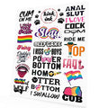 24 Hardcore Temporary Tattoos by Kink Ink - LGBTQ+