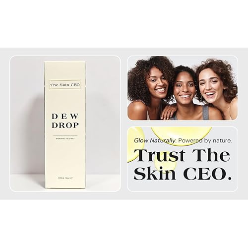 Dew Drop Hydrating Face Mist, 120ml/4oz, with Jojoba Oil and Pearl Powder.