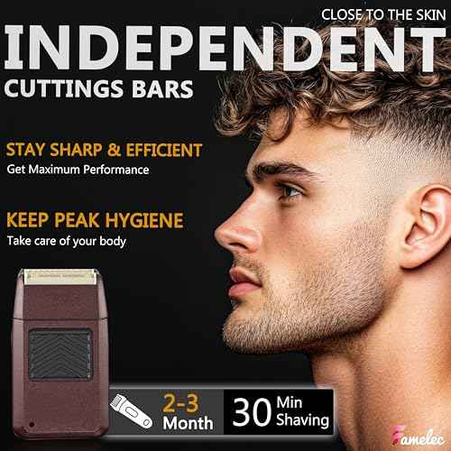 Foil & Cutter Bar Assembly Replacement for Wahl Professional 5 Star Series Shaver Models 7031-100, 7043-100, High-Performance Shaver Accessories Compatible with Wahl Replacement Head