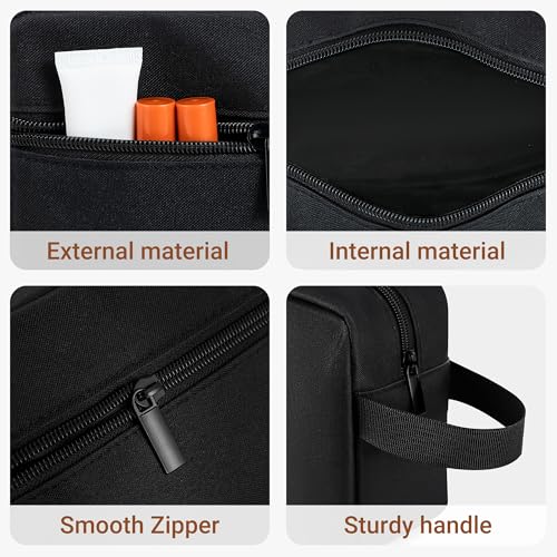 Elviros Travel Toiletry Bag - Hanging Dopp Kit for Men & Women