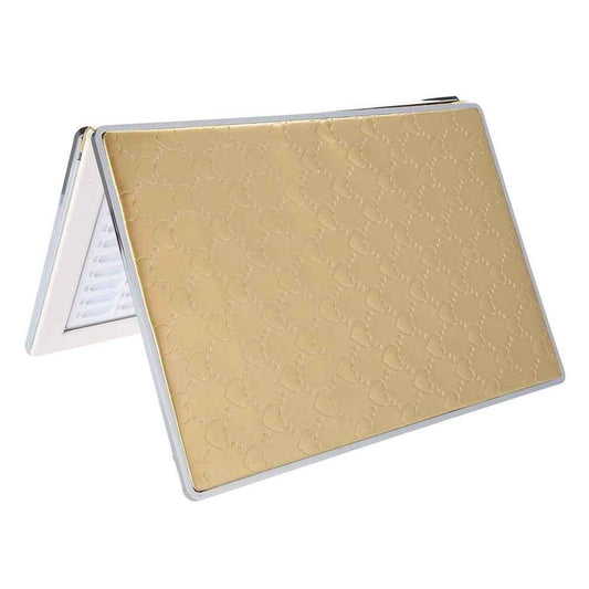 160 Slots Nail Gel Color Card Nail Polish Display Chart Book Nail Polish Color Card Nail Art Showing Shelf Suitable for Manicurists or DIY(Gold)