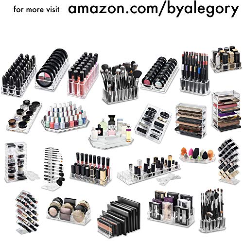 Acrylic Mini Perfume Organizer & Mini Scented Oils Organizer Vanity Display Case 4 Tier Storage Travel Size Rollerball Beauty Perfume Bottles Refillable Tray (2)