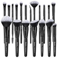 Bueart Design 19Pc Makeup Brush Set with Travel Case