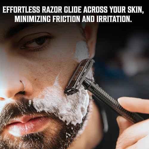 Viking Revolution Luxury Shaving Cream for Men - Spiced Vanilla Scent - Soft, Smooth & Silky Shaving Soap - Rich Lather for the Smoothest Shave - 5.3oz