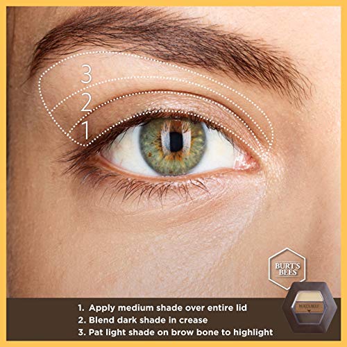Burt's Bees 100% Natural Eye Shadow Palette Trio, Dusky Woods - 0.12 Ounce