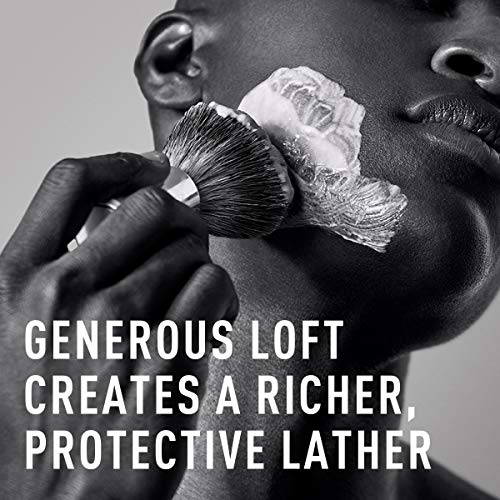 Shaving Brush and Shaving Cream Bundle by Bevel - Includes Vegan Hair Brush and Shaving Cream for Men, Works with Safety Razor, Prevents Razor Bumps