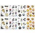 Pounchi Soot Sprite Temporary Tattoos - 8 Sheets Waterproof