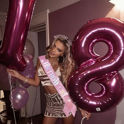 Birthday Girl Party Set - Tiara, Sash & Heart Glasses