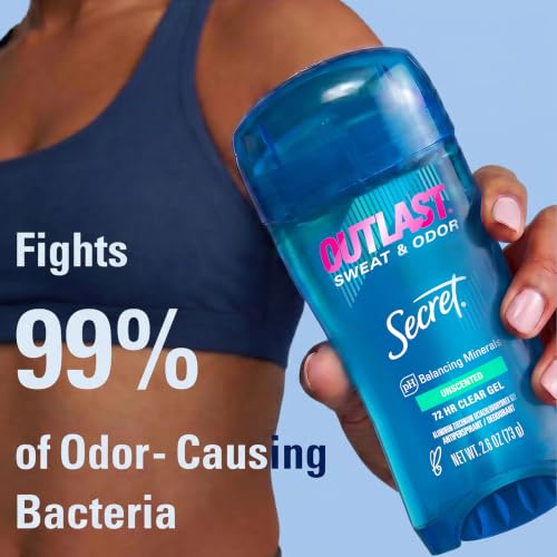 72-Hour Antiperspirant Deodorant Gel for Women - Unscented, Clear