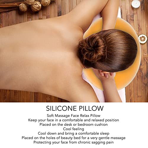 Dioche Silicone Face Cushion for Massage Table - Soft Gel Salon Pad
