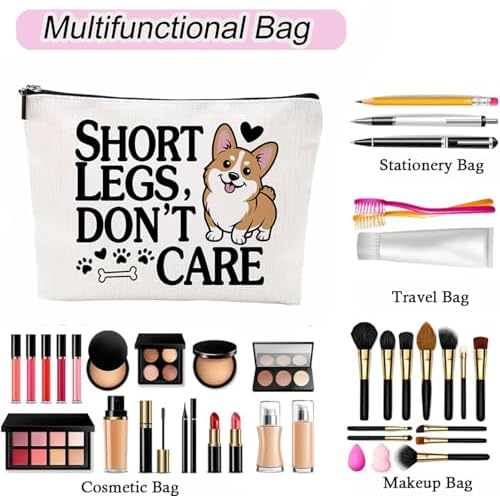 Corgi Gifts for Dog Lovers ? Cute Handbag, Makeup Bag, Socks, Keychains & Stickers | Adorable Welsh Corgi Accessories for Birthday, Christmas & Everyday Use