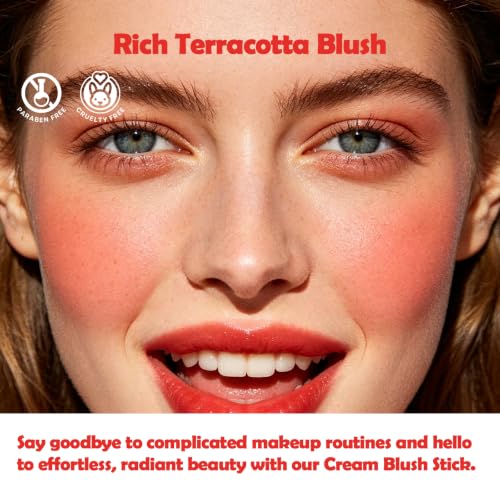 Cheek To Chic Blusher Stick - Classic Red Cream Blush, 8g