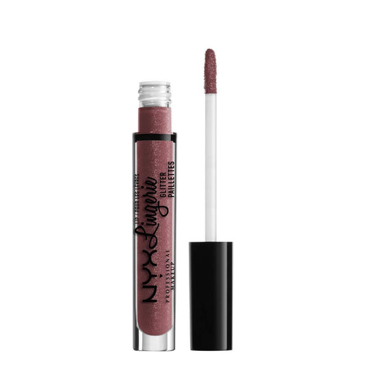 NYX PROFESSIONAL MAKEUP Lip Lingerie Glitter - Honeymoon, Mauve Pink