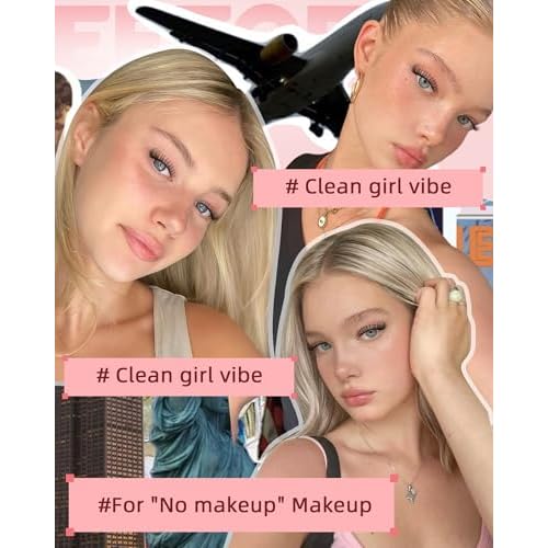 Wispy Lash Clusters 8-10-12mm Natural Cluster Eyelash Extensions Short Eyelash Clusters C-Curl Individual Lashes Clear Band Clusters Lashes Natural Look for Daily Wear DIY Eyelash Extension by EEFOFNN