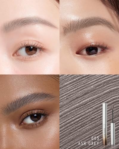 Revela Tinted Eyebrow Mascara 12H Waterproof Brow Gel - Ash Grey
