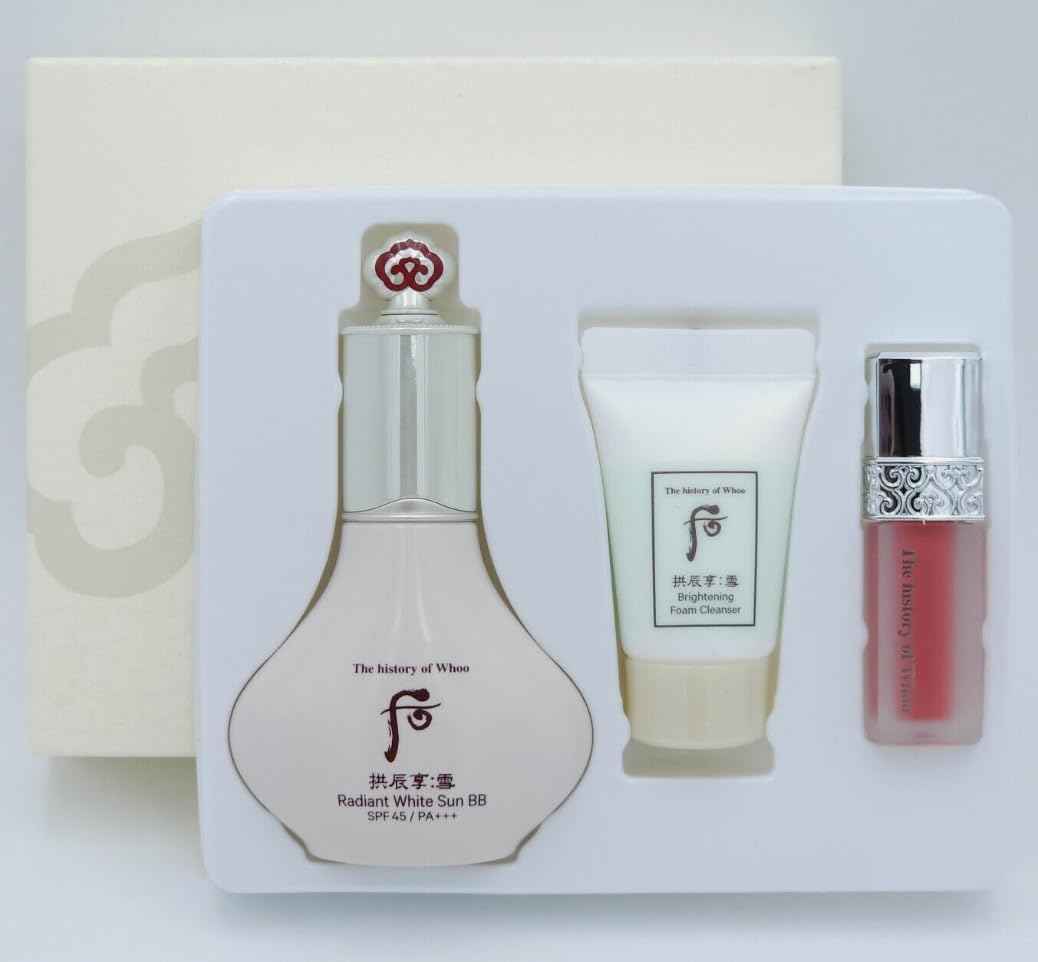 THE HISTORY OF WHOO Gongjinhyang Seol Radinat Sun BB Special Set K-Beauty, Beige